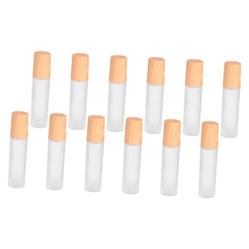 Beaupretty 12 Piezas botellas recargables vacío botellas roll-on de para travel bottles Botella portátil botella de esencial botellas vacías Vidrio