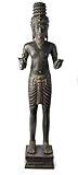SCULTURA HD Asian Art XIX secolo - Statua Shiva in bronzo antico Khmer, 97 cm/39