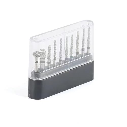 10 pzas. fresas diamantadas FG grano medio miniatura 6