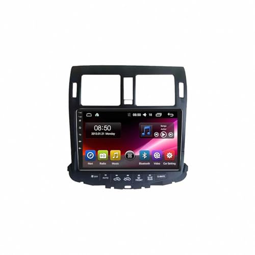 Radio de coche Toyota Crown 13 2007-2011 con pantalla CarPlay y Bluetooth