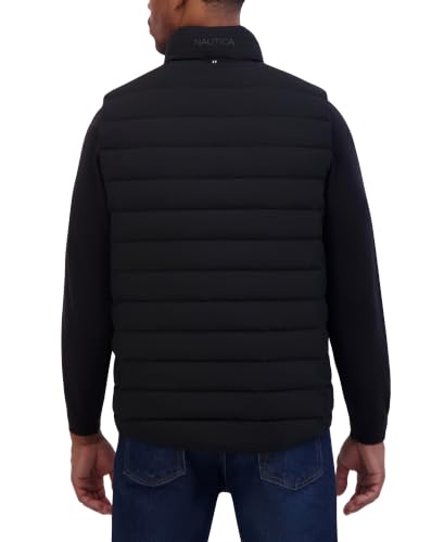 Image of Nautica Men's Lightweight Puffer Vest - Wind & Water-Resistant