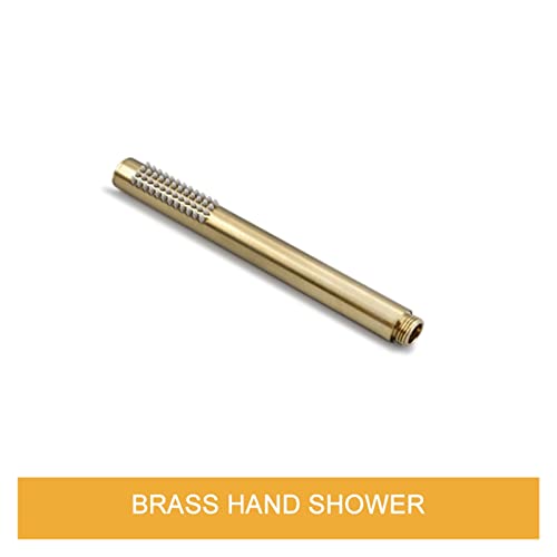 Pommeau de douche jet orientable économiseur d'eau or brossé