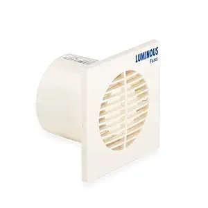 Luminous Vento Axial 150 mm Exhaust Fan for Kitchen, Bathroom, and Office (Cut-out Size - Circle Diameter 147 mm, White)