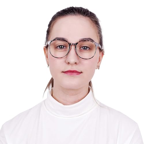 Image of VisionGlobal Blue Light Blocking Glasses, Lightweight Oval Frame, Computer Glasses for Gaming, Office, TV