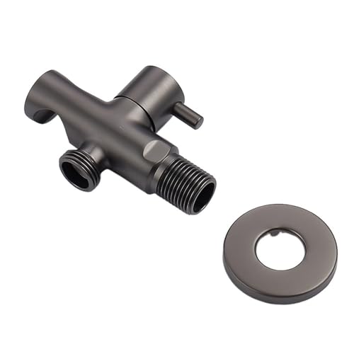 Kit de ducha de oro cepillado CMBSSTFC con rociador de bidé de latón para pared en gris claro