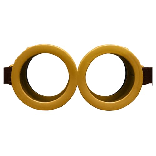 AMWYODK Halloween goggles steampunk-style goggles with adjustable straps suitable for role-playing costume goggles. (gold)