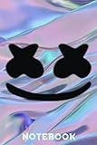  Notebook : Marshmello Lined Notebook Journal, 100 Pages (6 x 9 Inches) Blank Ruled Writing Journal #255