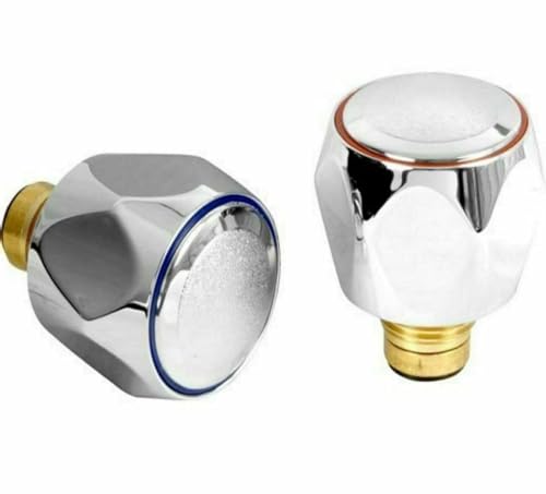 Cabezal de grifo de repuesto UKDD con cartucho 1/2 en cromo kit caliente y frio 4