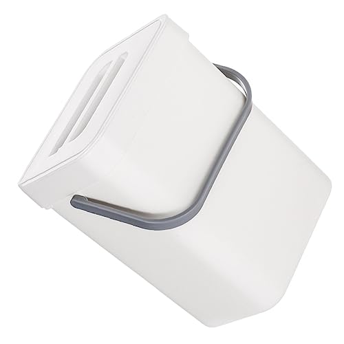 Caneca de basura colgante rectangular para cocina blanca