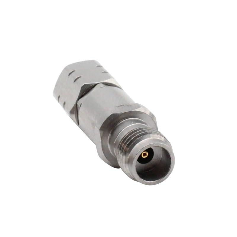 Fiche mâle 1,85 mm vers connecteur coaxial pour adaptateur jack femelle 2,4 mm en acier inoxydable 50 GHz