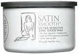 Satin Smooth Wax Zinc Oxide 14 oz. Jar (Sensitive) (Pack of 8)