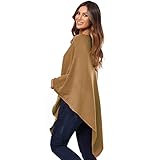 capas elegantes en bogota Glamexx24 - Poncho suave para mujer