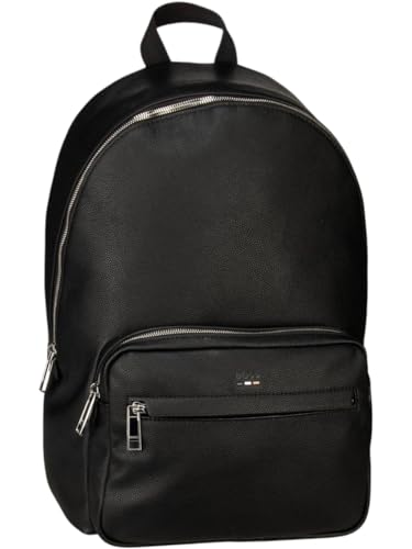BOSS, Mochila de couro Ray Soft, magnólia preta, PCE.