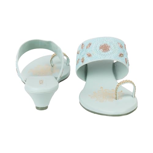 Image of Mochi Women Ethnic Wedge Heel Sandal