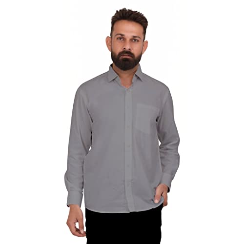 Image of CLUB TWENTY ONE Mens Oxford Pro Formal Shirt, Breathable Cotton Fabric Shirt for Corporate Office, Casual Shirts for Men