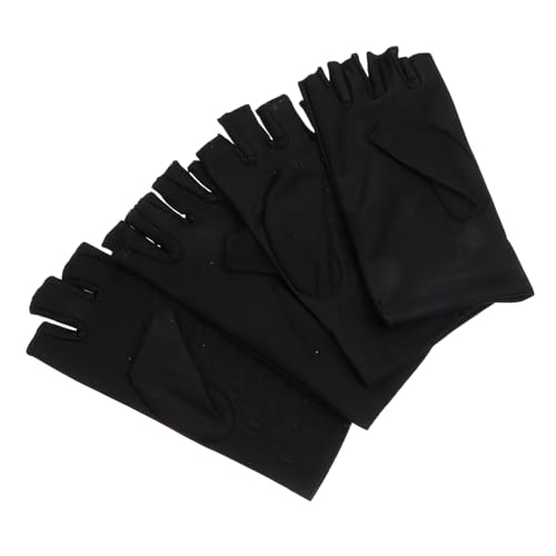 Healeved 2Pairs Breathable UV Half Finger Riding Gloves for Outdoor Sports Comfortable and Skin Friendly Cycling Gloves for Driving and Touchscreen Use