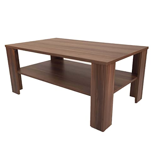 Möbel SD Couchtisch(Bea) Nussbaum/Walnuss(Nachbildung) Dekor.