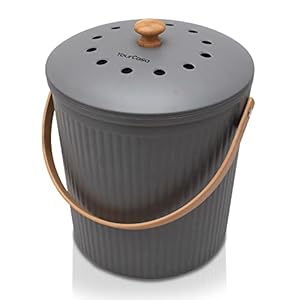 YourCasa 6L Rund Komposteimer Küche