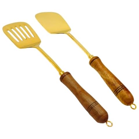 Pure Brass Cooking Utensils Set by Generic Cover