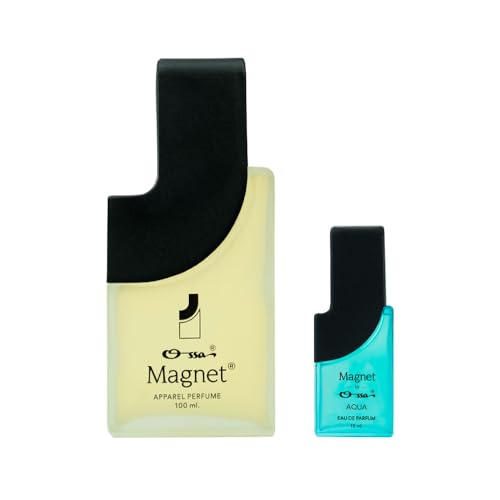 Image of Ossa Magnet Apparel Perfume 100ml And Aqua EDP 15ml | Premium Perfume Combo For Men & Women | Long Lasting Fragrance With Bergamot, Wood, Musk Notes - Ideal for Daytime Events & All Occasions