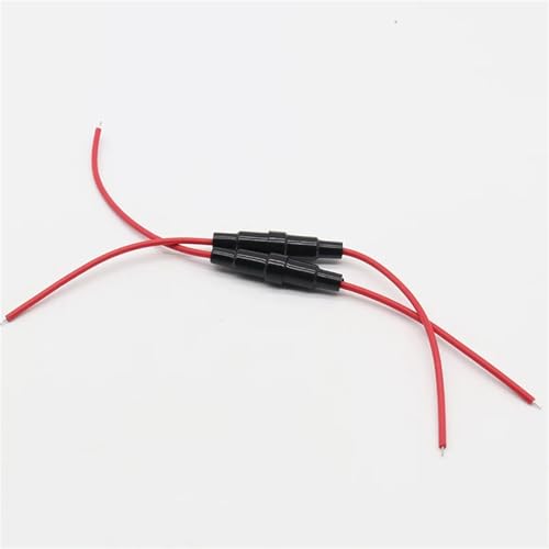 Porte-fusible en ligne 5 x 20 mm type à vis boîtier de protection fil 22 AWG 5 pièces