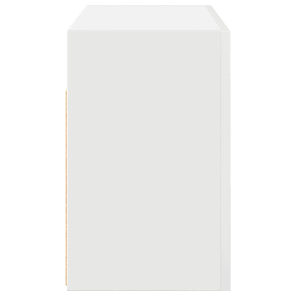 Gecheer Bad-Wandschrank Hängeschrank Badschrank Küchenschrank Medizinschrank Badmöbel Weiß 60x25x40 cm Holzwerkstoff
