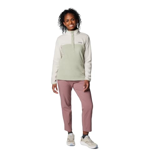 Image of Columbia Womens Benton Springs Half Snap II Pull Over Fleece Jacket, Dark Stone /Canoe /Vintage Blue, 3X