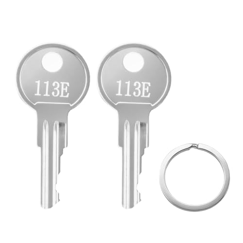 INTHVKIL Replacement File Cabinet Key 113E (2pcs) for HON File Cabinets & Various Office Furniture Pre Cut to Key