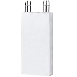 ClYXGS Aluminum Water Cooling Block, Liquid Cold Water Plate Heat Sink Water-Cooled Exchanger Head semiconductor Refrigeration Sheet CPU Graphics Radiator Heatsink Endothermic Head (40 x 80 x 12mm)