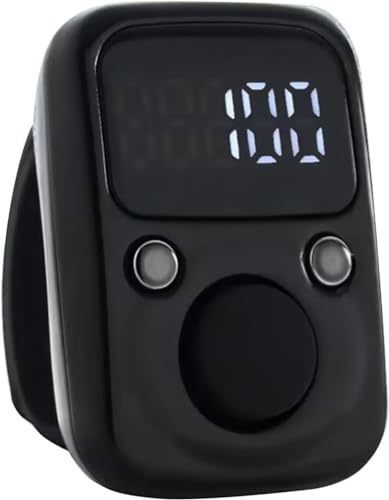 Image of Face Me Electric Finger Tally Counter Digital Tasbih Zikr Ring Pack of 1 Multicolour