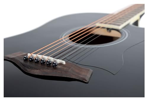 Classic Cantabile WS-20 BK Guitare Folk Noir - Les Beatles, Paul McCartney, John Lennon, RIngo Starr, George Harrison Classic Cantabile WS-20 BK Guitare Folk Noir – Image 7