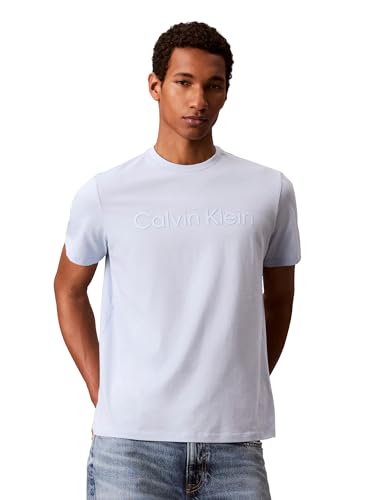 Image of Calvin Klein Men's Relaxed Fit CK Logo Crewneck T-Shirt