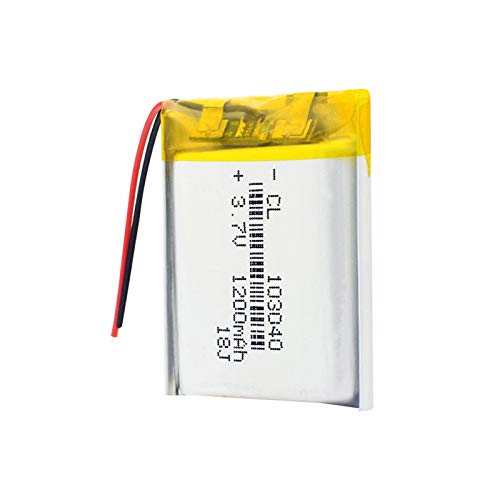 ZJBKX 3.7V 1200mAh 103040 Batteria, polimeri di
