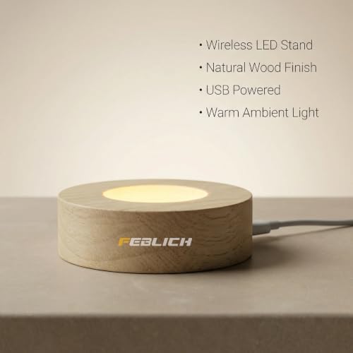 Image of 3D Adiyogi Crystal Ball Night Lamp | Shiv Crystal Ball Night Light | Solar System USB Table Colorful LED Wooden Crystal Ball For Home, Office, Birthday Gift