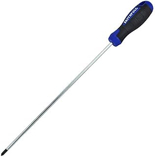 Faithfull FAISDPZ2L Soft-Grip Long Reach Screwdriver Pozidriv PZ2 x 250mm