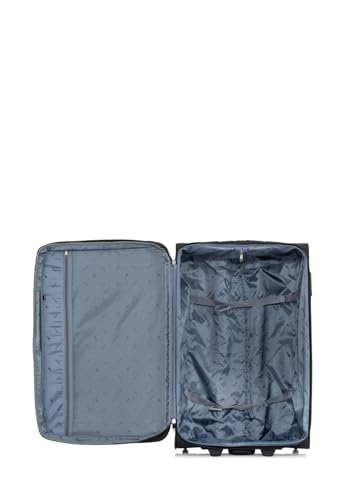 OCHNIK koffer groot | zachte behuizing | materiaal: nylon | kleur zwart | cijferslot | maat: L | afmetingen: 74 × 46,5 × 31,5 cm | inhoud: 108 l | hoge kwaliteit, zwart, L, koffer - Image 7