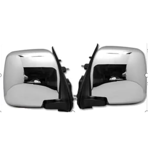 Chrome Manual Rearview Led Mirror Compatible For TOYOTA Hiace 2005-2018 Complete Pair