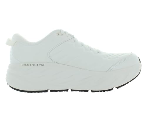 HOKA Hoka Women's Bondi Slip Resistant Frost/Frost 7 Medium