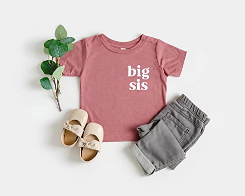 Big Brother Shirt Big sis, Lil bro Announcement Toddler Shirts Promoted to Outfit Sibling Reveal Announcement T-Shirt for Baby and Toddler Boys and Girls Sibling Outfits Indigo4