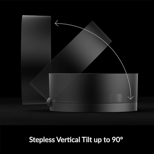 ARCTIC Summair Plus - Foldable desk fan with integrated rechargeable battery, USB-C connection (incl. USB-A charging cable), stepless adjustable 600-3300 rpm - Black