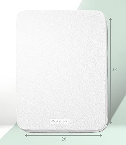 Image of Organic Cotton Pack N Play Mattress | Dual-Sided Premium Memory Foam CertiPUR-US Portable Baby Crib Pad, Firm Side for Infants & Soft for Toddlers, Waterproof & Washable Cover, 38"x26" Playard/Playpen