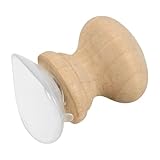 SOLUSTRE Holzgriff mit Saugnapf für Quiltlineal Leichtes Quiltwerkzeug zum Schnellen Befestigen an Lineal oder Schablone für Quilting Projekte
