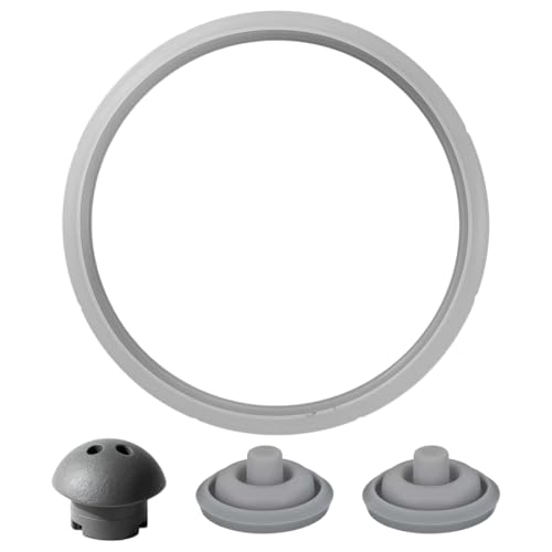 MOLZINY Juego de 3 piezas de repuesto para olla a presión WMF Perfect con Junta de Goma Olla WMF Perfect y Perfect Plus Ø22 Valvula Indicadora de Cocción Ø3 Válvula de Seguridad