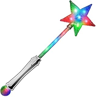 The Glowhouse Light Up LED Premium Flashing Star Wand