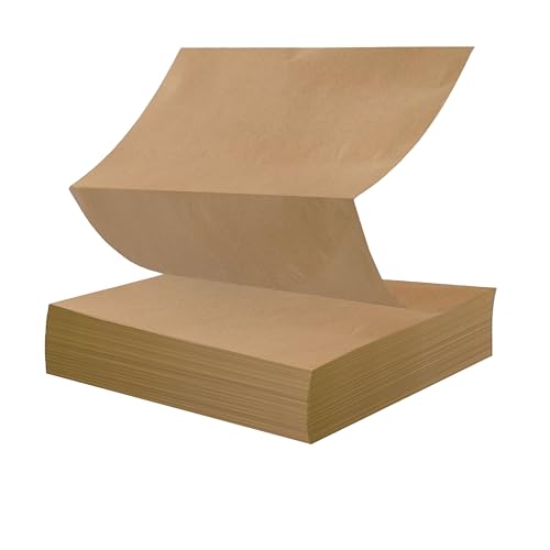 Elementree Brown Packing Paper Sheets for Moving & Shipping - 250 Count (229 Feet) - 14.5 x 11 Sheet Size - Sustainable Void Fill Packaging Made in the USA - Kraft Paper Thickness (00923)