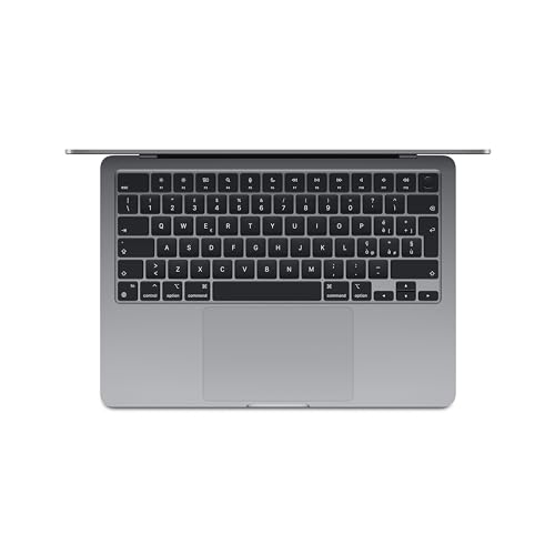laptop MacBook Air 13" con chip M3 (2024): display Liquid Retina 13,6", memoria unificata 8GB, archiviazione SSD 512GB, videocamera FaceTime HD 1080p, Touch ID; Grigio siderale - Notebook - Immagine 1