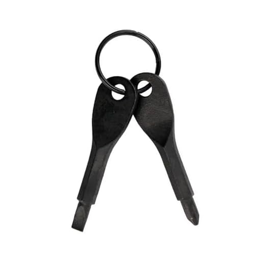 Compact Metal Mini Screwdriver Keychain 2pcs Metal Compact Needed Everyday Use
