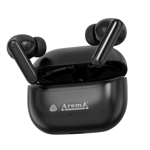 Image of AROMA TWS31 with Upto 36 Hrs* Playtime BT V5.4, Type C Fast Charging True Wireless Earbuds