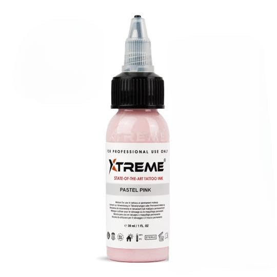 Xtreme Tattoo Ink, Versatile Medium Viscosity for Precision Tattooing, Rich Hue, Quick Healing, Acrylic-Free, Water Based, Highest Safety Standards - Ready-to-Use Tattoo Ink (Pastel Pink, 4 oz)
