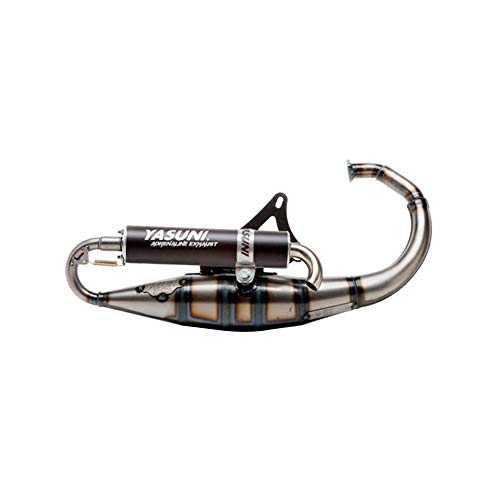 Pot Scoot yasuni r pour MBK 50 Booster, Stunt-Yamaha 50 bws, Slide-Aprilia 50 SR (Silencieux Noir) -tub307b-